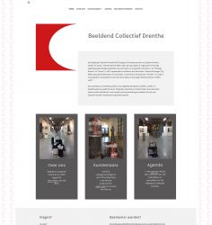 bouw en onderhoud website BCD homepagina website BCD
