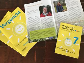 tijdschrift 'Vergezicht' en folder